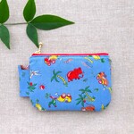 ＊ミニポーチ＊スープカップ（冒険譚）＊ファスナー１２cm＊東欧ヴィンテージ生地使用＊