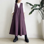 ジャンパースカート　* Cotton Twill チェック柄 *