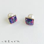 oriental square／マグネットピアス