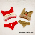 【11/1 21時販売予定】【服のみ】Xmasタンクトップ・パンツ(屈強アニマル用) 