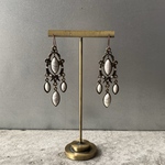 Vintage 90s-00s USA retro marble stone classical pierces