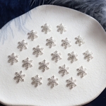 新作★雪　雪の結晶　スノーフレーク　デコパーツ   ネイルパーツ　シルバー②