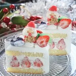いちごたっぷりクリスマスケーキ(オブジェ)