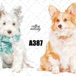 original sticker « no.A387🐶 »     //     人物ステッカー オリジナルステッカー オリジナル人物ステッカー ステッカー cotton melody