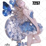 original sticker « no.7257🎀 »     //     人物ステッカー オリジナルステッカー オリジナル人物ステッカー ステッカー cotton melody