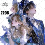 original sticker « no.7296 »     //     人物ステッカー オリジナルステッカー オリジナル人物ステッカー ステッカー cotton melody