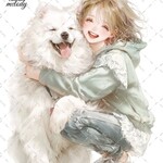 original sticker « no.7365 »     //     人物ステッカー オリジナルステッカー オリジナル人物ステッカー ステッカー cotton melody