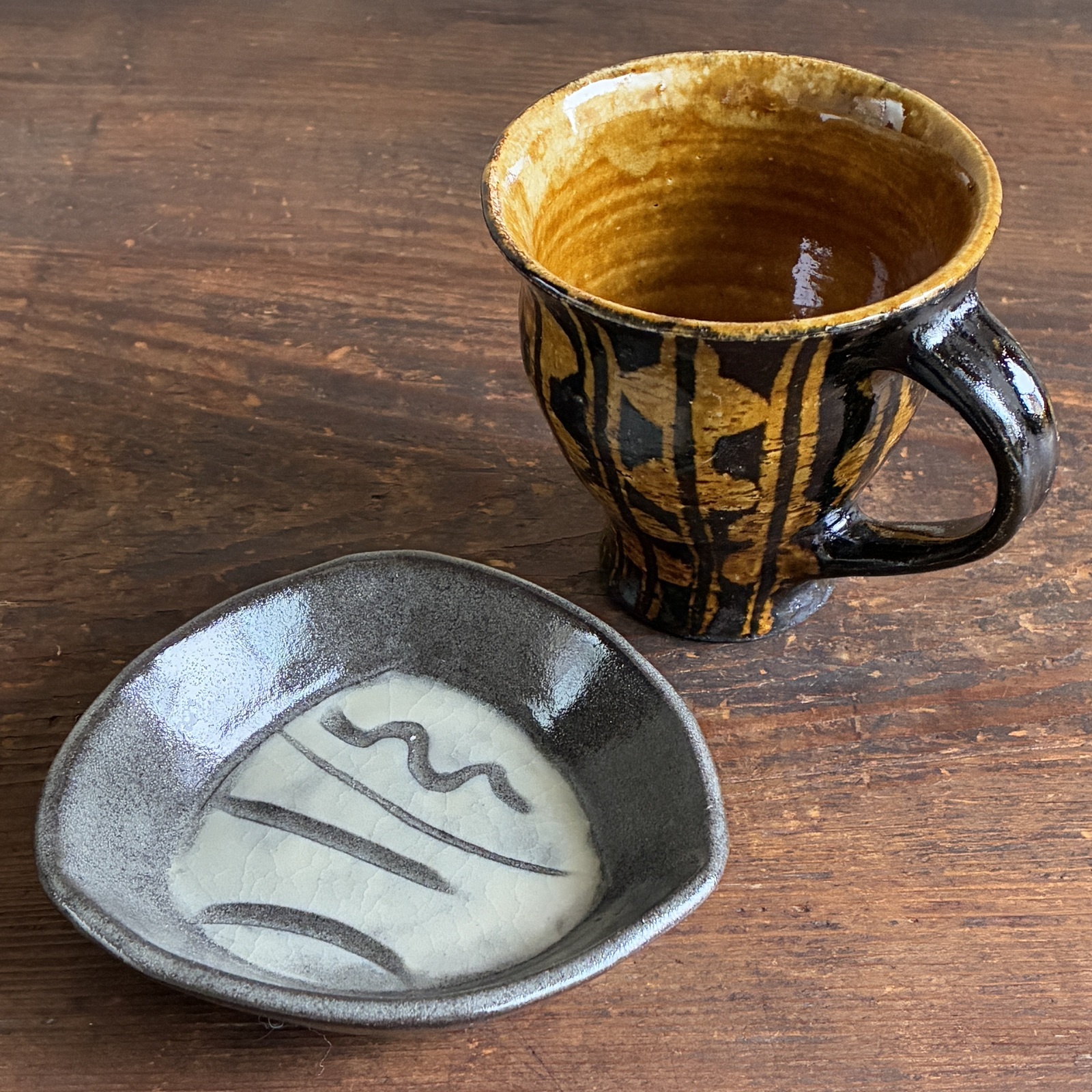 |古民家風マグ&プレート・セット|マグカップ マグ