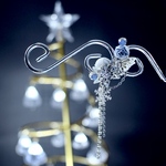 雪の結晶＊イヤーカフ(蝶バネ式)