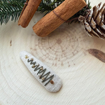 【クリスマス限定】⋮ 刺繍 ⋮ クリスマスツリーのぱっちんピン ヘアピン キッズ ベビー 赤ちゃん お祝い 出産祝い 刺繍 カラフル ヘアクリップ プチギフト プチプラ　韓国子供服　海外子供服