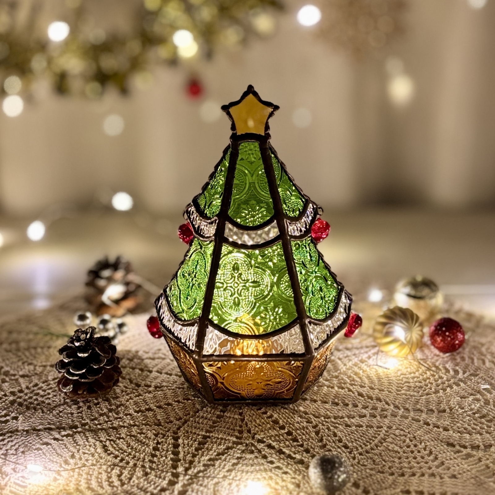 ステンドグラス＊かき氷 メロン - rei's gallery | minne byGMOペパボ