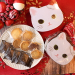 ✨クリスマスギフト✨白猫クッキー缶✨