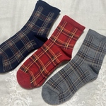 タータンチェック　3足セット　