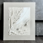 ニュアンス　18×18㎝　現代アート　モダン　インテリア　アートパネル　抽象画