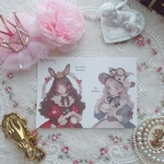  【人物素材④】5枚 アリス風女の子  A6