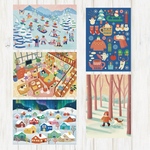 冬のポストカードC 5枚セット