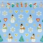 【レジン・ネイル】　クリスマス　高品質ネイルシール　TJ050　