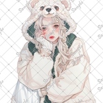 ℳ. xoxoshop オリジナル人物ステッカー