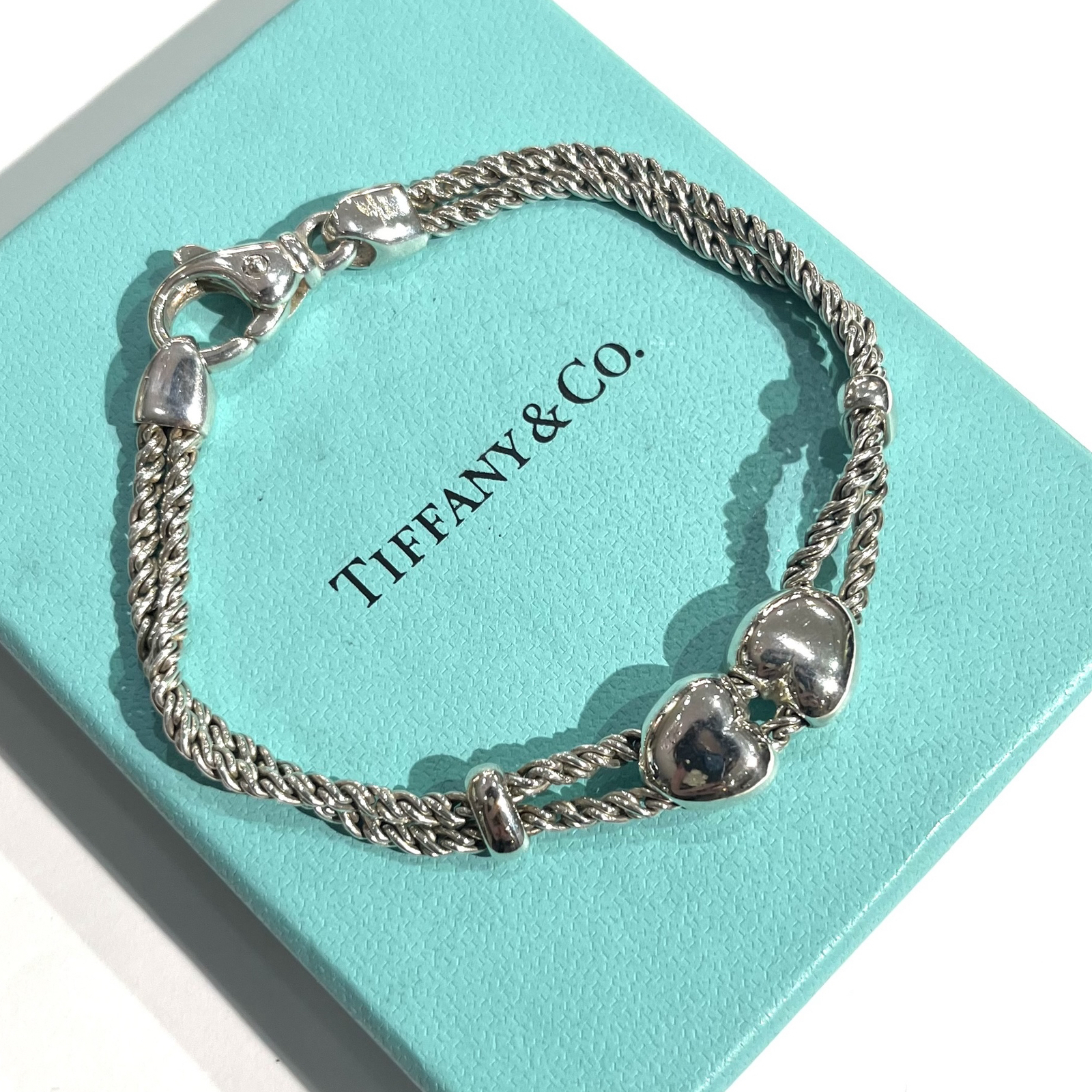 TIFFANY&CO.】1889 ナロー フープピアス／シルバー925／幅0.5cm×直径