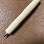 ヒノキの木のシャーペン｜香り高く癒しの筆記具｜天然木 太軸木軸ペン｜ともペン工房