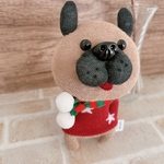 もうすぐクリスマス☆彡 ポッケに手 フレブル ぬいぐるみ