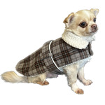 犬服　イングランドチェック　コート