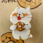 new！ニコのパンやさんブローチ【ドーナツ】