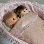 夢みるチェリーブロッサムドール用クーファンセット   大きめサイズ 専用枕andお布団セット メルちゃん ソランちゃん ぬいぐるみ おままごと プレゼント クリスマス お誕生日