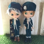 ネオブライス　２２cmドールサイズ　青緑の少年セット(再販)