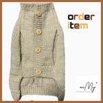 【オーダー品】アラン模様のニットセーター