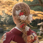 金箔ヘア✨蝶々🦋水引★ウエディング★ナチュラル★ガーデン★結婚式★花嫁★卒業式★ヘアアクセサリー★成人式
