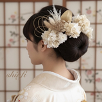 金箔ヘア✨ゴールドヘッドドレス★ウエディング★ナチュラル★ガーデン★結婚式★花嫁★卒業式★ヘアアクセサリー★ヘッドパーツ★マタニティフォト★成人式