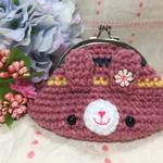 【munyananyan様ご注文品☆】うさぎちゃんのがま口（9㎝）☆