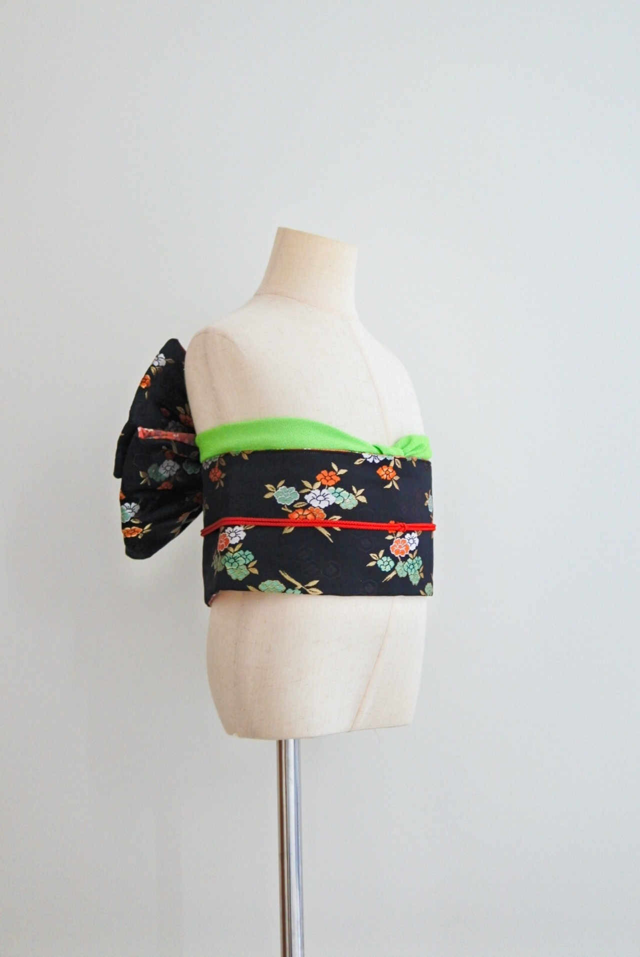 着画】ベビー着物 帯セット 70 80 90 100 セパレート 一つ身 - 風帆