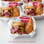 roast beef burger & fried chicken