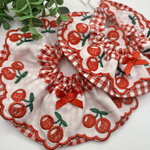 猫ちゃんザビエル首輪  🍒さくらんぼ刺繍レース 猫の首輪