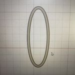 楕円　25×80