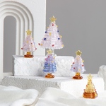手作りガラスのクリスマスツリー｜冬の小さなインテリア飾り