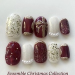 【ネイルチップオーダー】♡Christmas🎄 no.1♡ Gleam Noel❤️🔔