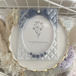 【B8サイズ】ローズとパールの上品トレカケース 💠 リボン＆キルティング／推し活グッズ
