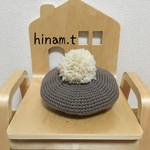 ぽんぽんベレー帽