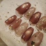 𝐡𝐨𝐥𝐢𝐝𝐚𝐲 𝐜𝐨𝐥𝐥𝐞𝐜𝐭𝐢𝐨𝐧ㅤ🎄🧣ﾈｲﾙﾁｯﾌﾟ 大人ネイル　ハートクリスマスネイル　ちゅる　キラキラネイル　ピンクベージュ　マグネット　ボルドー　フラッシュ