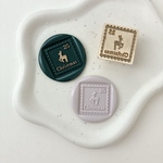 【22mm＊スクエア】切手風🎄トナカイ