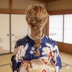 金箔ヘア✨ゴールドヘッドドレス★ウエディング★ナチュラル★ガーデン★結婚式★花嫁★卒業式★ヘアアクセサリー★ヘッドパーツ★マタニティフォト★成人式