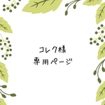 コレク様専用ページ