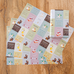 ラッピングペーパー/ラベル パッケージデザイン コラージュペーパー A4 包装紙 猫 スイーツ