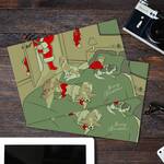 クリスマスカード2枚【夢の中】ポストカード　犬　キャバリア