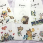 項目別リフィル （印字タイプ）入出金シート付 Water color version 