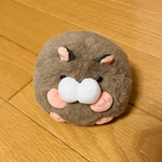 【蓄光ふぐふぐ】ふぐふぐはむすたー　ふくよかな姿(ブラウン)