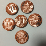 ☕️BW天然木の男前珈琲マグネット